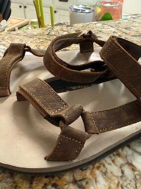 Teva Women's Brown Leather Sandals